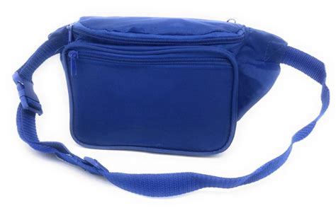 Three Pockets Nylon Fanny Pack Wlarge Imprint Area