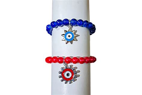 Pulsera Dije Ojo Turco Grande En Bijou Y Llaveros