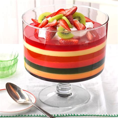 7-Layer Gelatin Salad Recipe | Taste of Home