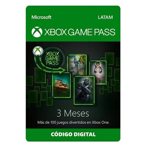 Game Pass 3 Meses Xbox One Digital Walmart En Línea