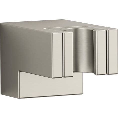 Kohler Statement Wall Mount Hand Shower Holder In Vibrant Brushed Nickel 26309 Bn The Home Depot