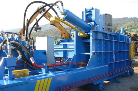 Imabe Three Ram Metal Baler PRM Waste Systems