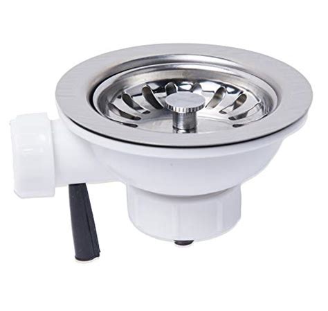 90mm Stainless Steel Basket Strainer With Overflow Connection Myapproved