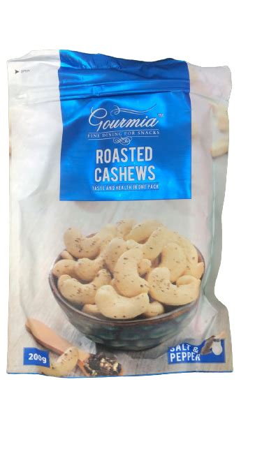 Gourmia Roasted Cashews Salt Pepper Flavour G Sugar World Sri