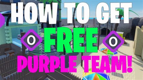 How To Get Free Purple Team In Arsenal Working Youtube