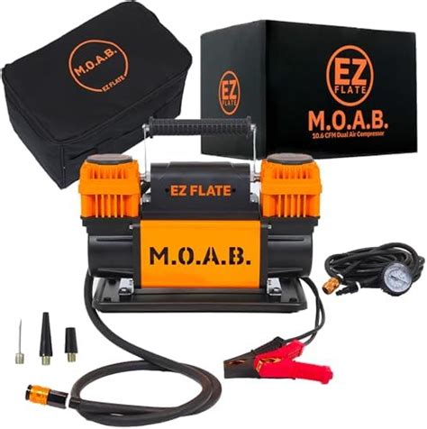 Ez Flate M O A B Cfm Portable V Dual Cylinder Air Compressor