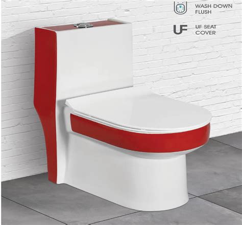 Modern Luxury Colour Trap P Trap Indoor Bathroom Porcelain Commode Wc