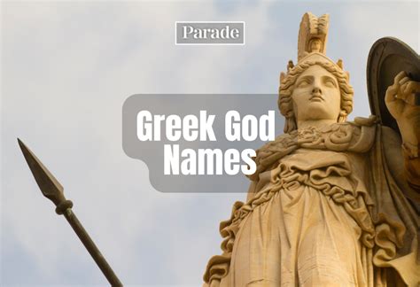 176 Greek God Names And Goddesses With Meanings Parade