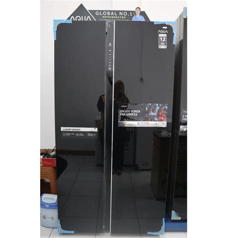 Jual Kulkas Aqua Japan Aqr Ig Lemari Es Pintu Aqr Ig Side By