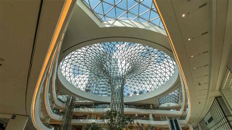 Huge Glass Dome Transmits Sunshine To Shopping Center Cgtn