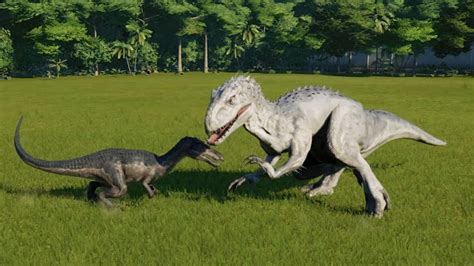 Baryonyx VS Indominus Rex Jurassic World Evolution YouTube