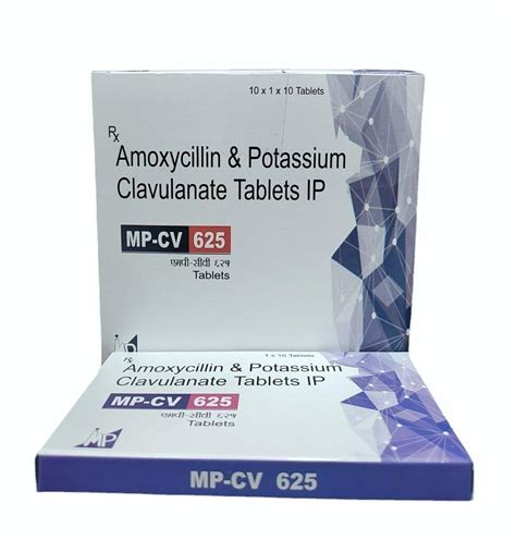 Mg Amoxycillin Potassium Clavulanate Tablets Ip At Rs Box