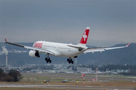 Hb Jhn Swiss Airbus A Jet In Zurich In Switzerland Editorial