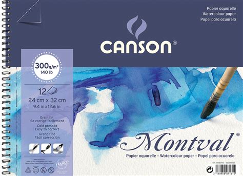 Canson Montval Aquarellblock Professionelle K Nstlermaterialien