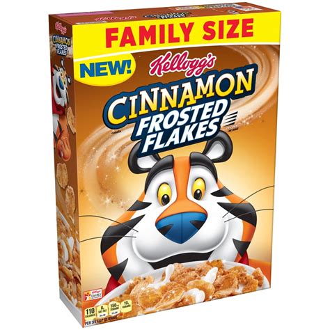 Kelloggs Frosted Flakes Breakfast Cereal Cinnamon 268 Oz