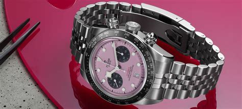 New Release Tudor Black Bay Chrono Pink Dial Watch Produced In