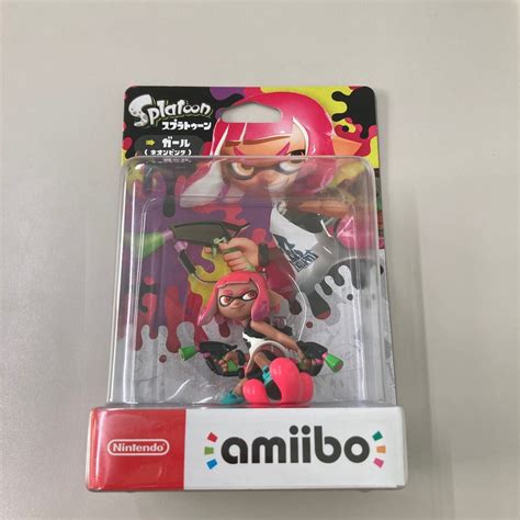 【未使用】新品未開封 Amiibo ガール ネオンピンク スプラトゥーンシリーズ アミーボ Nintendo Switch 任天堂