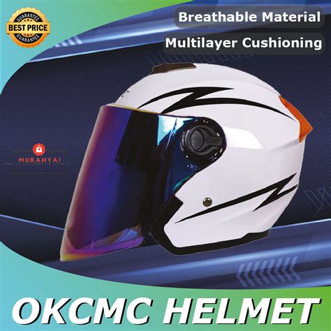 Helmet Motorcycle Topi Keledar Helmet Motor Motorsikal Open Face Helmet