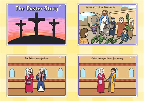 Twinkl Resources The Easter Story Classroom Printables For Pre