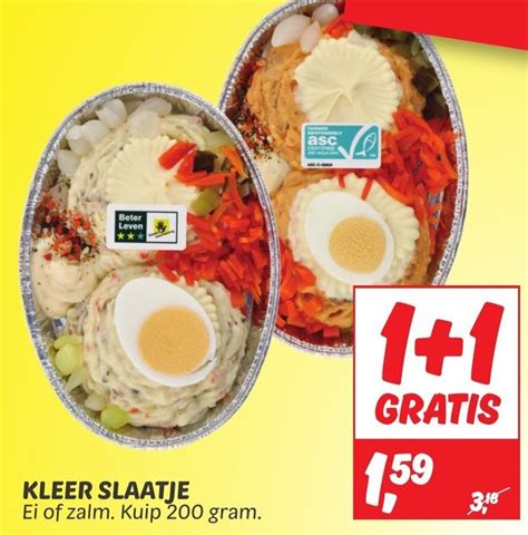 Kleer Slaatje Aanbieding Bij Dekamarkt