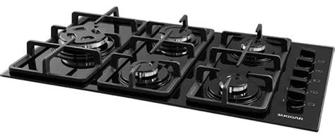 Cooktop Tri Chama Lateral 5b Ferro Fundido A Gás Bivolt Parcelamento