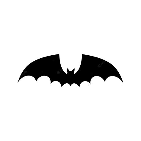 Premium Vector Bat Silhouette Isolated On White Background