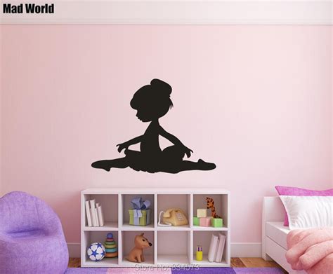 Gymnastic Dance Ballet Dancer Girls Sport Wall Art Stickers Wall Decal