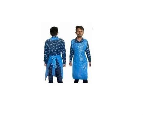 Blue Plain Surgical Plastic Apron For Safety Protection At Rs 3 8