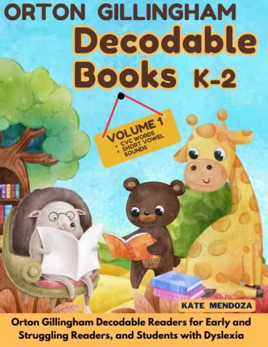 Decodable Books Kindergarten, First and Second Grade: Orton Gillingham ...