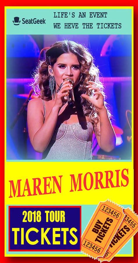 Maren Morris The Easiest Way To Buy Concert Tickets Seller