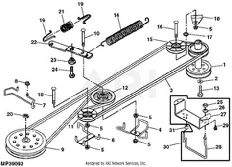 John Deere Sabre Drive Belt Diagram