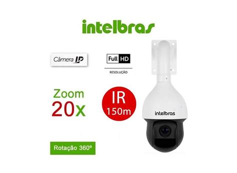 Câmera Speed Dome Ip Intelbras Vip 5220 Sd Ir Zoom 20x 1080p o