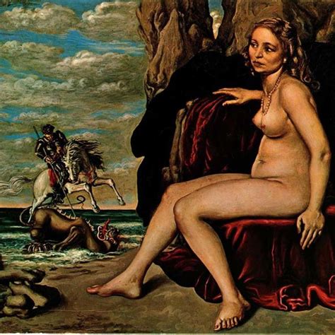 Giorgio De Chirico Perseo Libera Andromeda Or Ruggiero Libera Angelica