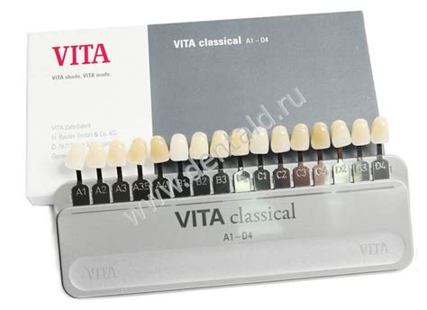 Шкала Vita classical A1-D4