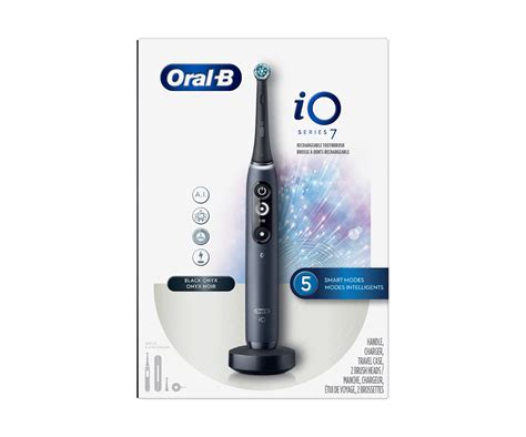 Io Series Brosse Dents Lectrique Avec Brossettes Onyx Noir