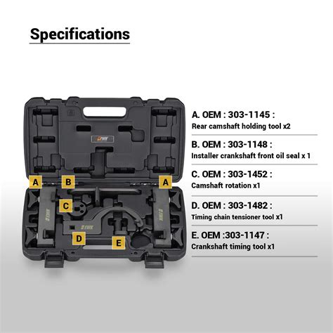 EWK X150 X250 X351 Camshaft Alignment Timing Chain Tool For Jaguar Land