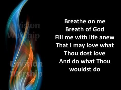 Breathe On Me Breath Of God Powerpoint With Lyrics Pentecost