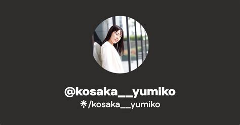 Kosakayumiko Instagram Facebook Linktree