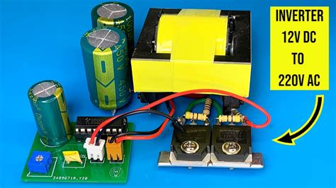 How To Make Simple Inverter Using Ic Ka7500 Mosfet Irf3205 Banggood Youtube