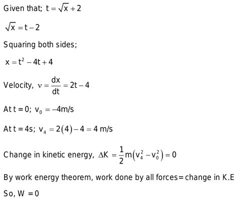 The Position X Of A Particle Moving Along X Axis At Time T Is Given