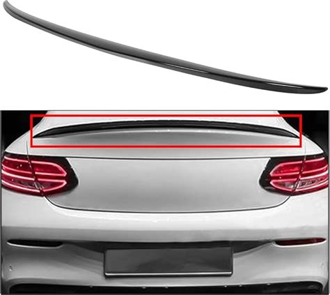 Amazon Ecotric Rear Trunk Spoiler Lip Compatible With