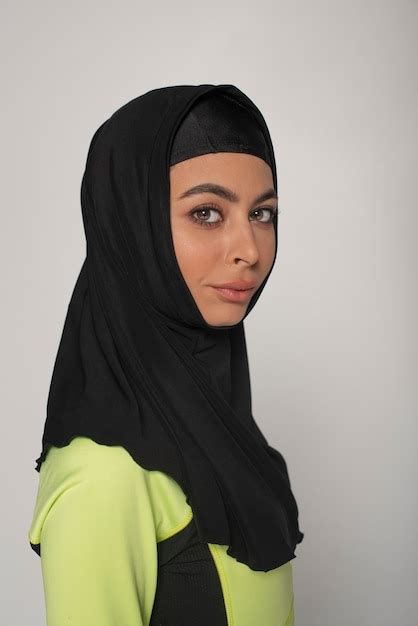 Premium Photo Portrait Of Woman Wearing Hijab Isolated