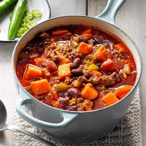 Beefy Sweet Potato Chili Recipe How To Make It