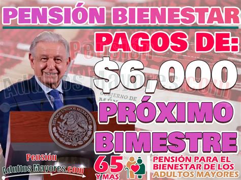 Próximo Pago De Las Pensiones Bienestar ¿cuándo Será Depositado Y Quiénes Recibirán 6 Mil