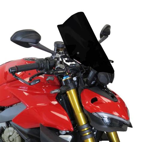 Powerbronze High Naked Solid Black Screen Ducati Streetfighter V4
