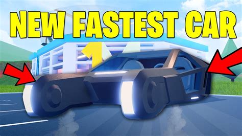 New Fastest Car In Jailbreak Jailbreak Blade Vehicle Update New Radio Helicopter Light