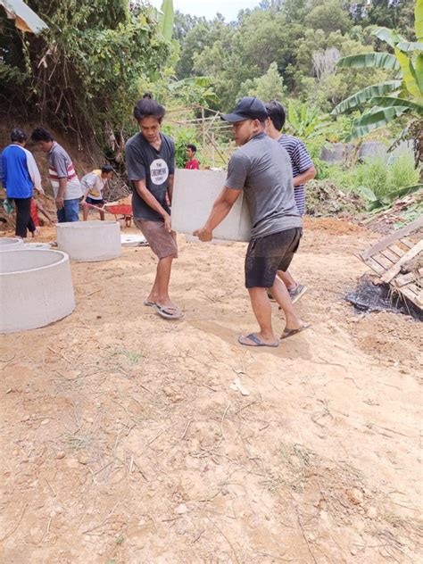 Warga LDII Kolaka Gotong Royong Bangun Rumah Ulama DPW LDII Sultra