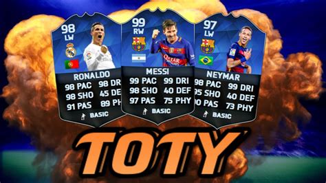 Omfg Toty Messi Ronaldo And Neymar In The Same Fut Draft Fifa