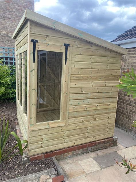 Garden Potting Shed Super Heavy Duty Tanalised X Pent Mm T G X