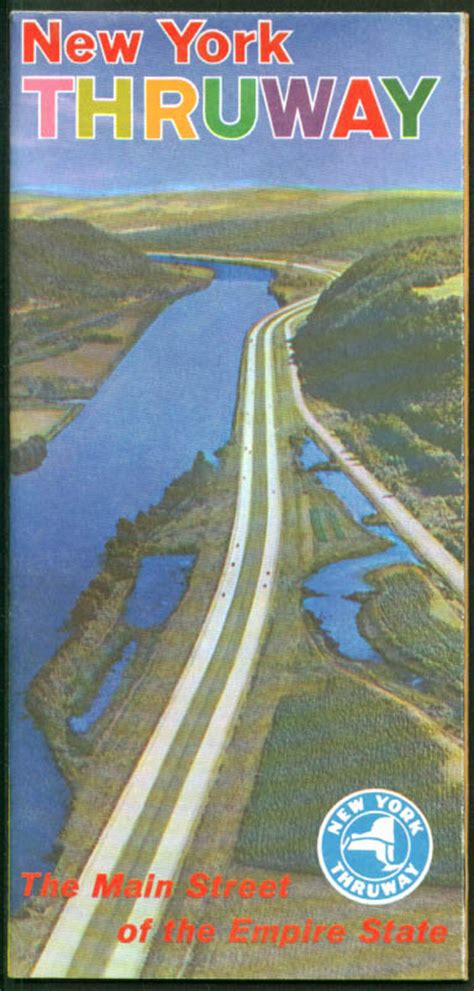 New York Thruway Road Map 1964